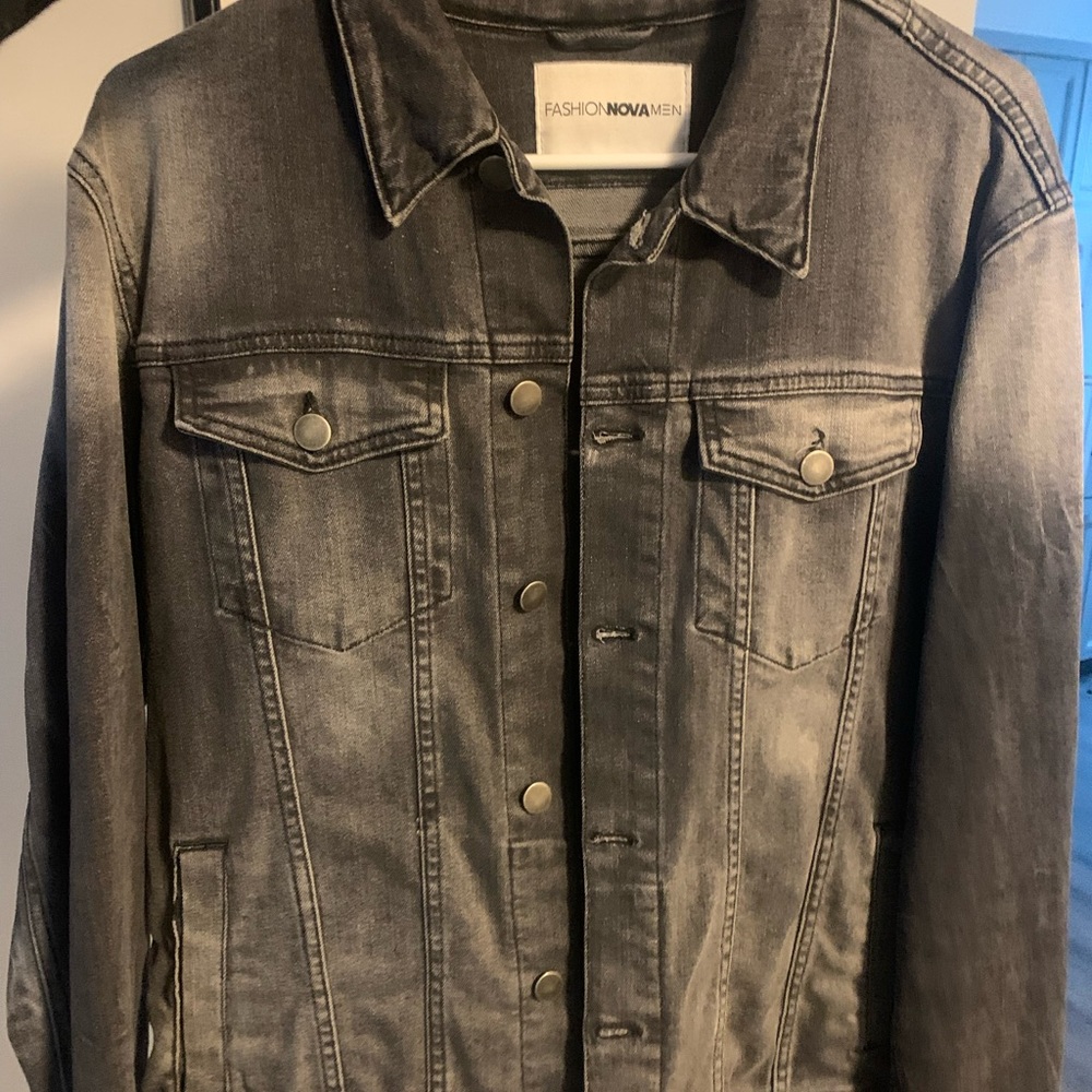 Fashinova mens jean jacket
